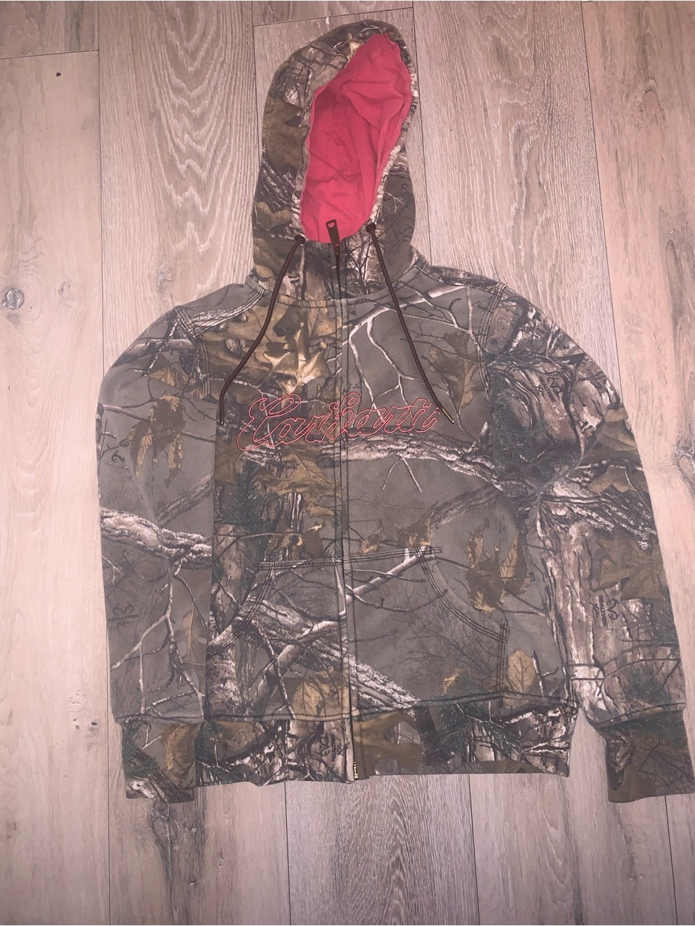 Carhartt Women’s Realtree Camouflage Full Zip Hoodie Size: Small (4-6)
